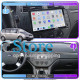 Штатная магнитола Lesko для Ford C-MAX I 2003-2007 экран 9" 4/64 QLED CarPlay 4G Wi-Fi GPS 360 Prime