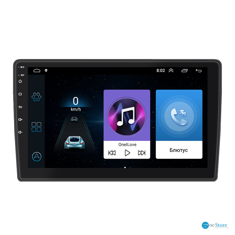 Штатная магнитола Lesko для Ford C-MAX I Рестайлинг 2007-2010 экран 9" 1/16Gb Wi-Fi GPS Base
