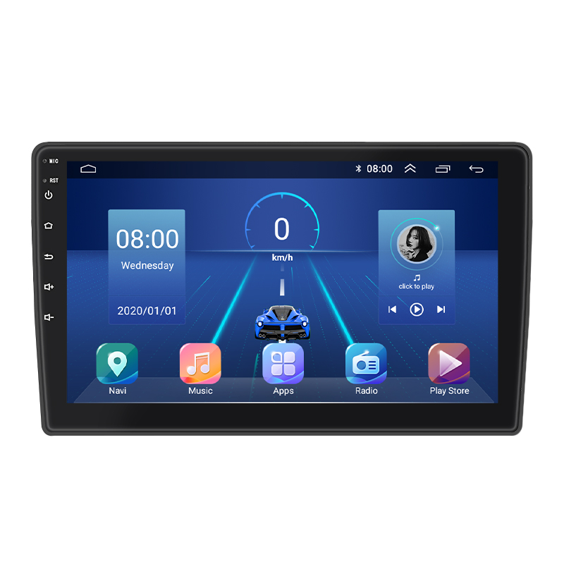 Штатная магнитола Lesko для Ford C-MAX I Рестайлинг 2007-2010 экран 9" 4/64Gb 4G Wi-Fi GPS Top