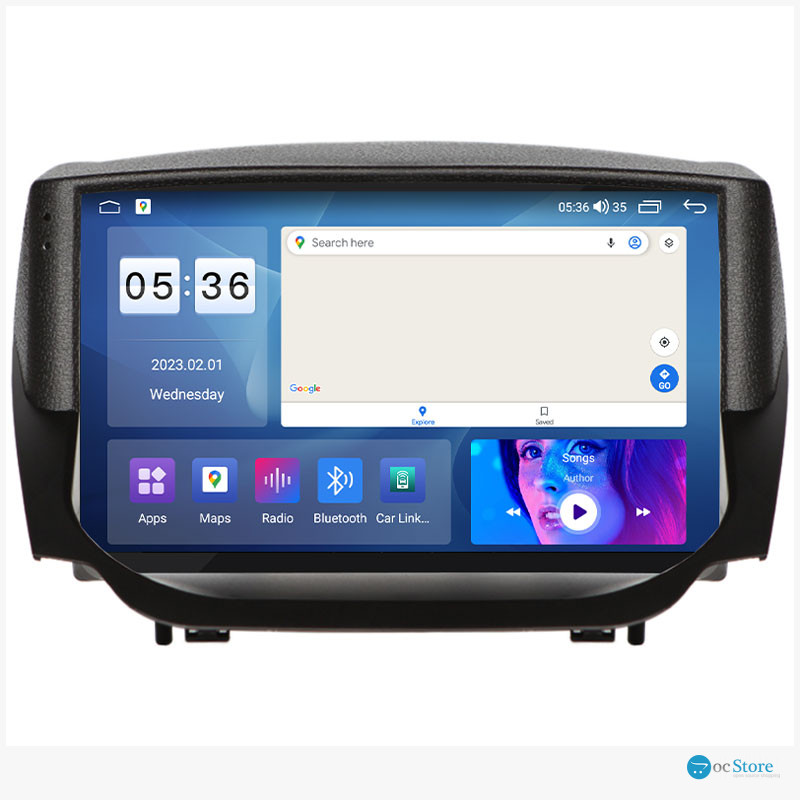 Штатная магнитола Lesko для Ford EcoSport I 2014-2018 экран 9" 2/32Gb CarPlay 4G Wi-Fi GPS Prime