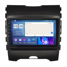 Штатная магнитола Lesko для Ford Edge II 2015-2018 экран 9" 4/64Gb CarPlay 4G Wi-Fi GPS Prime