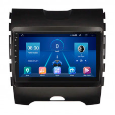 Штатная магнитола Lesko для Ford Edge II 2015-2018 экран 9" 6/128Gb 4G Wi-Fi GPS Top