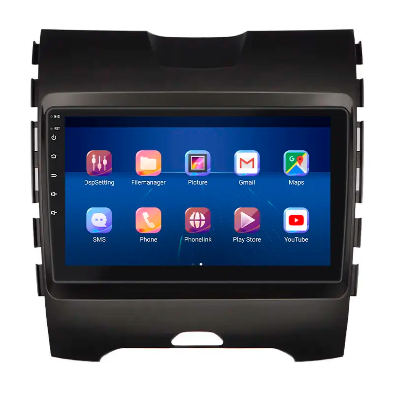 Штатная магнитола Lesko для Ford Edge II Рестайлинг 2018-н.в. экран 9" 6/128Gb 4G Wi-Fi GPS Top