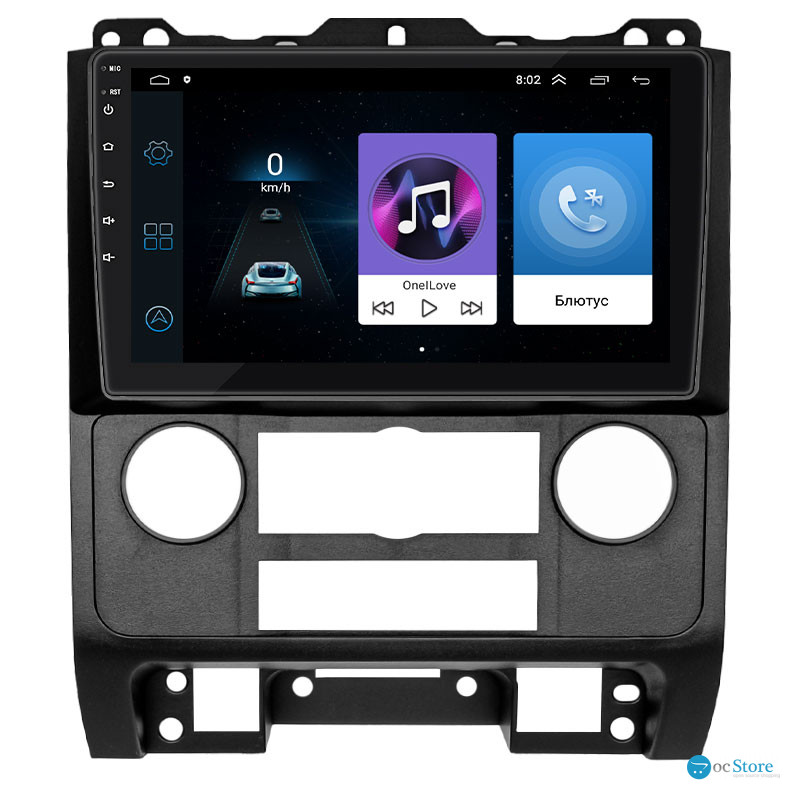 Штатная магнитола Lesko для Ford Escape I Рестайлинг 2 2007-2012 экран 9" 1/16Gb Wi-Fi GPS Base