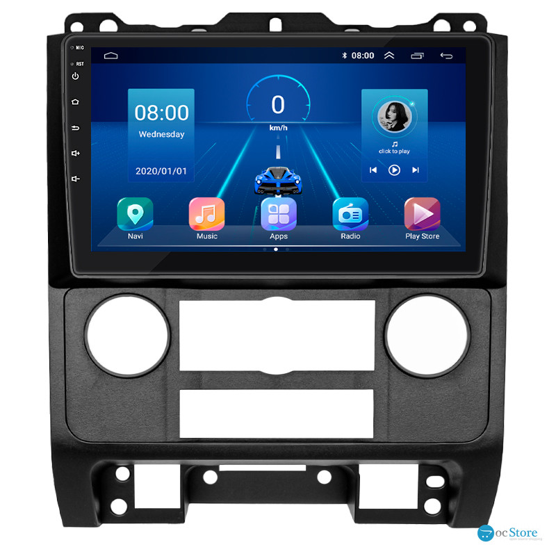 Штатная магнитола Lesko для Ford Escape I Рестайлинг 2 2007-2012 экран 9" 2/32Gb 4G Wi-Fi GPS Top