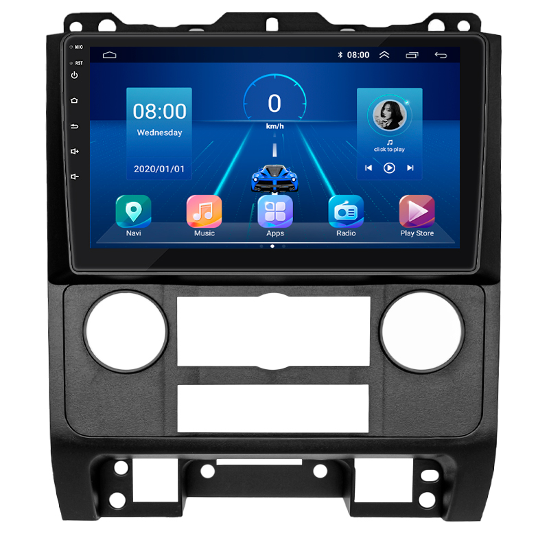 Штатная магнитола Lesko для Ford Escape I Рестайлинг 2 2007-2012 экран 9" 4/64Gb 4G Wi-Fi GPS Top