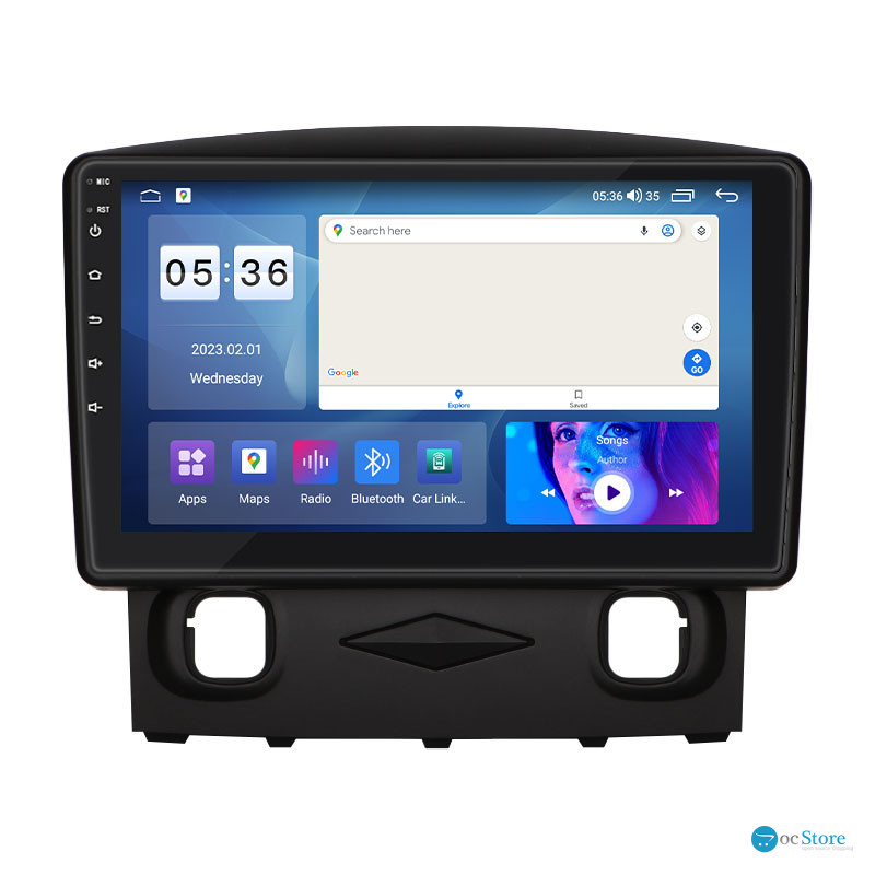Штатная магнитола Lesko для Ford Escape II 2007-2012 экран 9" 4/64Gb CarPlay 4G Wi-Fi GPS Prime