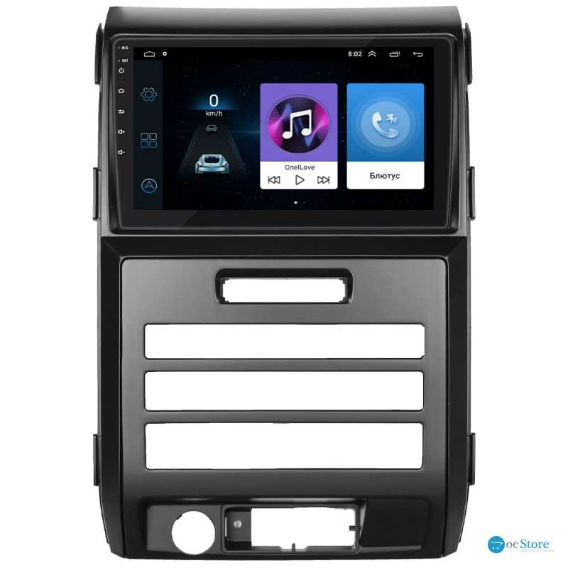 Штатная магнитола Lesko для Ford F-150 XII 2008-2014 экран 9" 1/16Gb Wi-Fi GPS Base