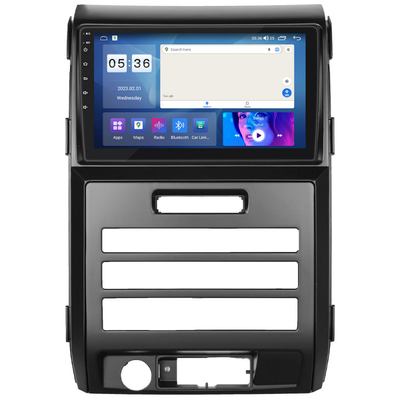 Штатная магнитола Lesko для Ford F-150 XII 2008-2014 экран 9" 4/64Gb CarPlay 4G Wi-Fi GPS Prime