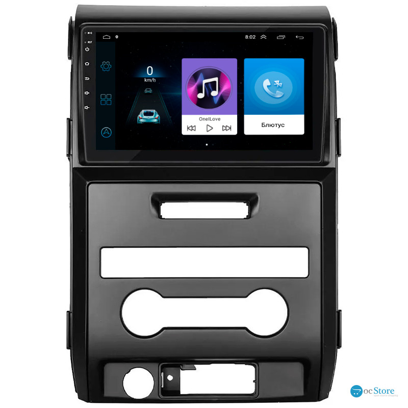 Штатная магнитола Lesko для Ford F-150 XII Auto AC 2008-2014 экран 9" 1/16Gb Wi-Fi GPS Base