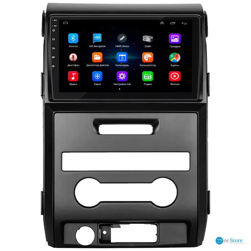 Штатная магнитола Lesko для Ford F-150 XII Auto AC 2008-2014 экран 9" 1/16Gb Wi-Fi GPS Base