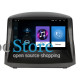 Штатная магнитола Lesko для Ford Fiesta Mk6 2008-2013 экран 9" 1/16Gb Wi-Fi GPS Base