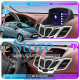 Штатная магнитола Lesko для Ford Fiesta Mk6 2008-2013 экран 9" 1/16Gb Wi-Fi GPS Base