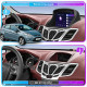 Штатная магнитола Lesko для Ford Fiesta Mk6 2008-2013 экран 9" 2/32Gb 4G Wi-Fi GPS Top