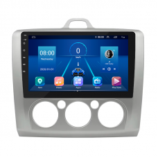 Штатная магнитола Lesko для Ford Focus II (North America) 2007-2010 экран 9" 2/32Gb 4G Wi-Fi GPS Top