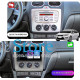 Штатная магнитола Lesko для Ford Focus II (North America) 2007-2010 экран 9" 2/32Gb 4G Wi-Fi GPS Top