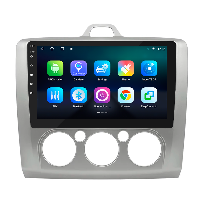 Штатная магнитола Lesko для Ford Focus II (North America) 2007-2010 экран 9" 4/64Gb 4G Wi-Fi GPS Top