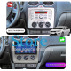 Штатная магнитола Lesko для Ford Focus II (North America) 2007-2010 экран 9" 6/128Gb 4G Wi-Fi GPS Top