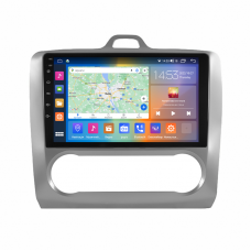 Штатная магнитола Lesko для Ford Focus II 2004-2008 экран 9" 4/64Gb CarPlay 4G Wi-Fi GPS Prime