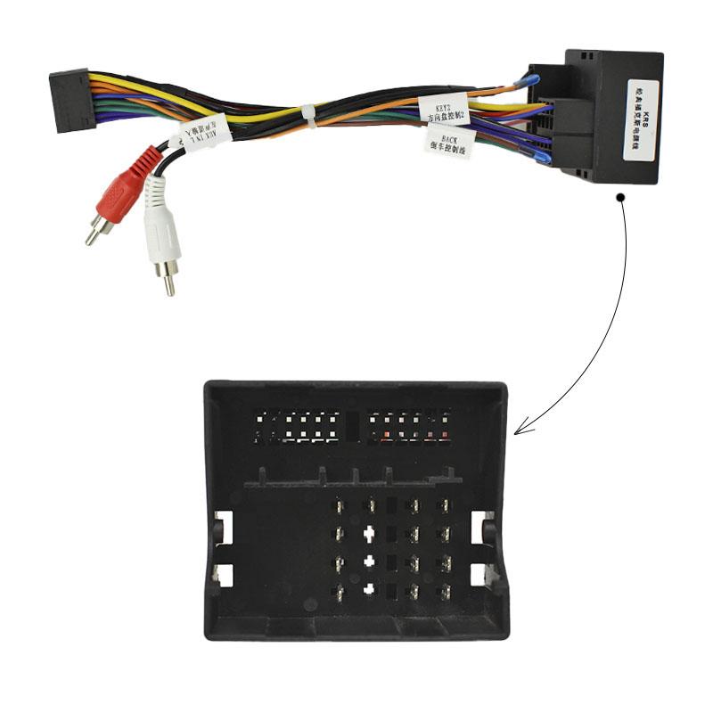 Штатная магнитола Lesko для Ford Focus II 2004-2008 экран 9" 2/32Gb 4G Wi-Fi GPS Top