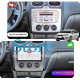 Штатная магнитола Lesko для Ford Focus II Рестайлинг 2007-2011 экран 9" 4/64 QLED CarPlay 4G Wi-Fi GPS 360 Prime