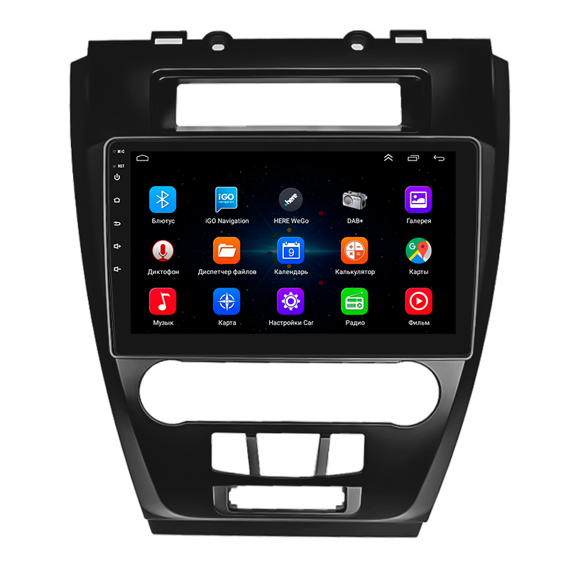 Штатная магнитола Lesko для Ford Fusion (North America) I 2005-2012 экран 10" 1/16Gb Wi-Fi GPS Base