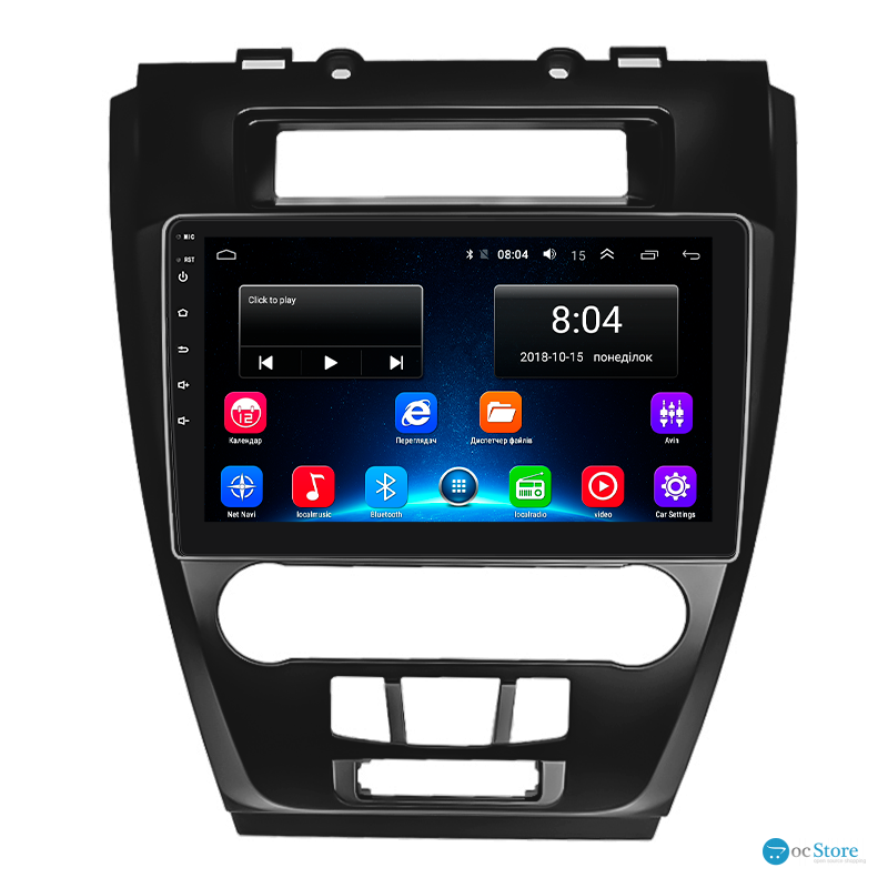 Штатная магнитола Lesko для Ford Fusion (North America) I 2005-2012 экран 10" 2/32Gb Wi-Fi GPS Base