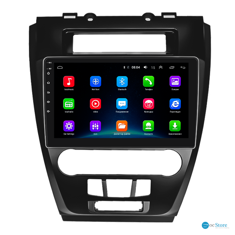 Штатная магнитола Lesko для Ford Fusion (North America) I 2005-2012 экран 10" 2/32Gb Wi-Fi GPS Base
