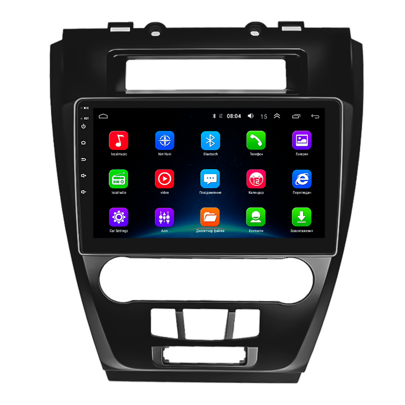 Штатная магнитола Lesko для Ford Fusion (North America) I 2005-2012 экран 10" 2/32Gb Wi-Fi GPS Base