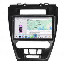 Штатная магнитола Lesko для Ford Fusion (North America) I 2005-2012 экран 10" 4/64 QLED CarPlay 4G Wi-Fi GPS 360 Prime