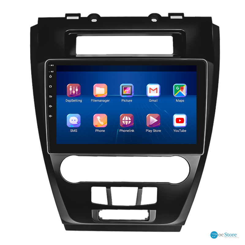 Штатная магнитола Lesko для Ford Fusion (North America) I 2005-2012 экран 10" 2/32Gb 4G Wi-Fi GPS Top