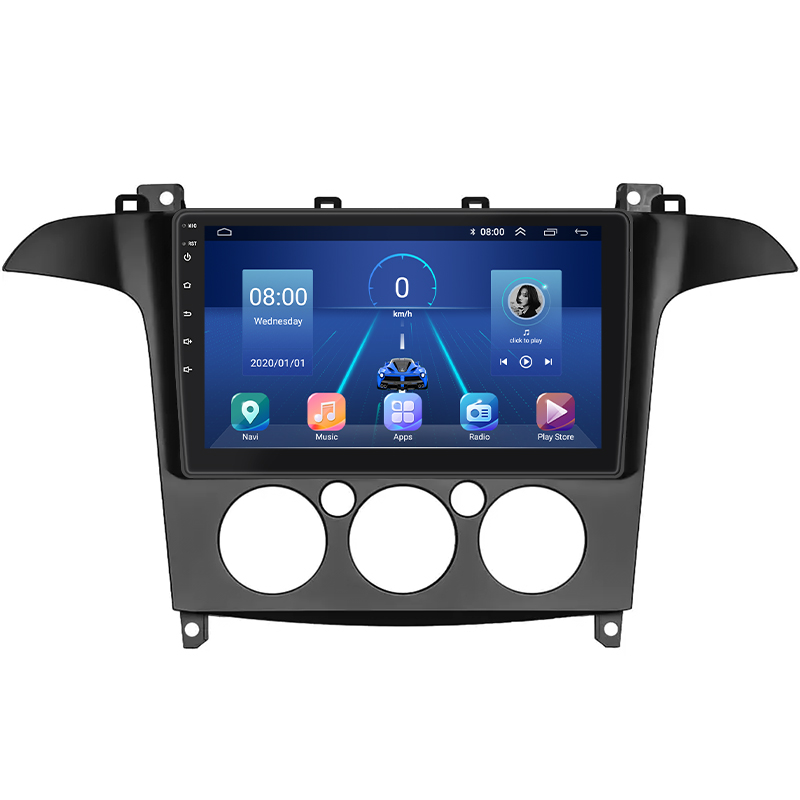 Штатная магнитола Lesko для Ford Galaxy II 2006-2010 экран 9" 6/128Gb 4G Wi-Fi GPS Top