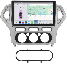 Штатная магнитола Lesko для Ford Mondeo IV 2006-2010 экран 10" 4/64 QLED CarPlay 4G Wi-Fi GPS 360 Prime