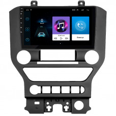 Штатная магнитола Lesko для Ford Mustang VI Рестайлинг 2017-н.в. экран 9" 1/16Gb Wi-Fi GPS Base