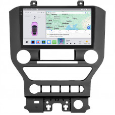 Штатная магнитола Lesko для Ford Mustang VI Рестайлинг 2017-н.в. экран 9" 4/64 QLED CarPlay 4G Wi-Fi GPS 360 Prime