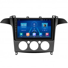 Штатная магнитола Lesko для Ford S-MAX I 2006-2010 экран 9" 2/32Gb 4G Wi-Fi GPS Top