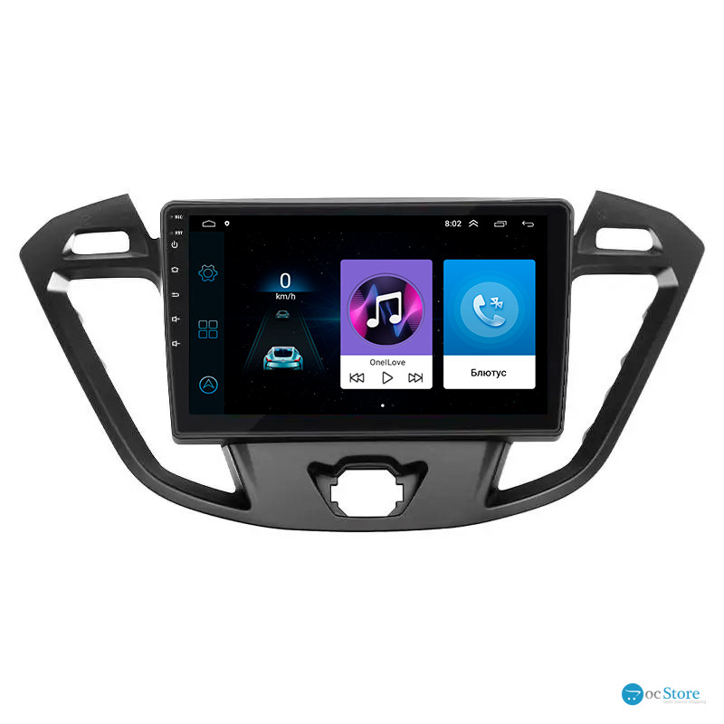 Штатная магнитола Lesko для Ford Tourneo Custom I 2012-2018 экран 9" 1/16Gb Wi-Fi GPS Base