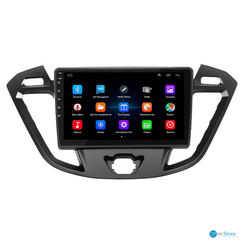 Штатная магнитола Lesko для Ford Tourneo Custom I 2012-2018 экран 9" 1/16Gb Wi-Fi GPS Base