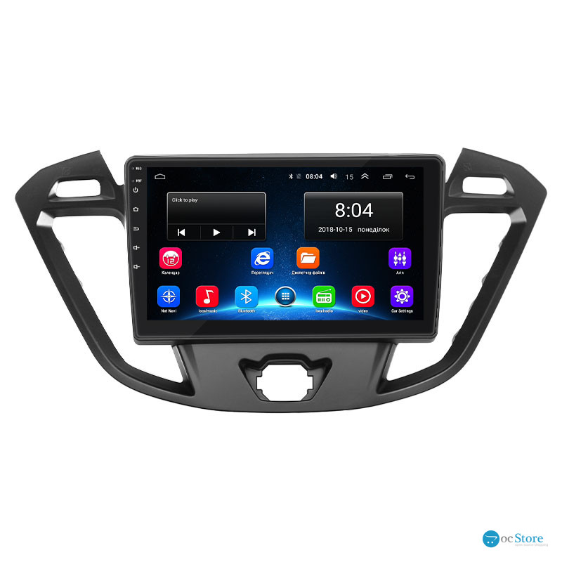 Штатная магнитола Lesko для Ford Tourneo Custom I 2012-2018 экран 9" 2/32Gb Wi-Fi GPS Base