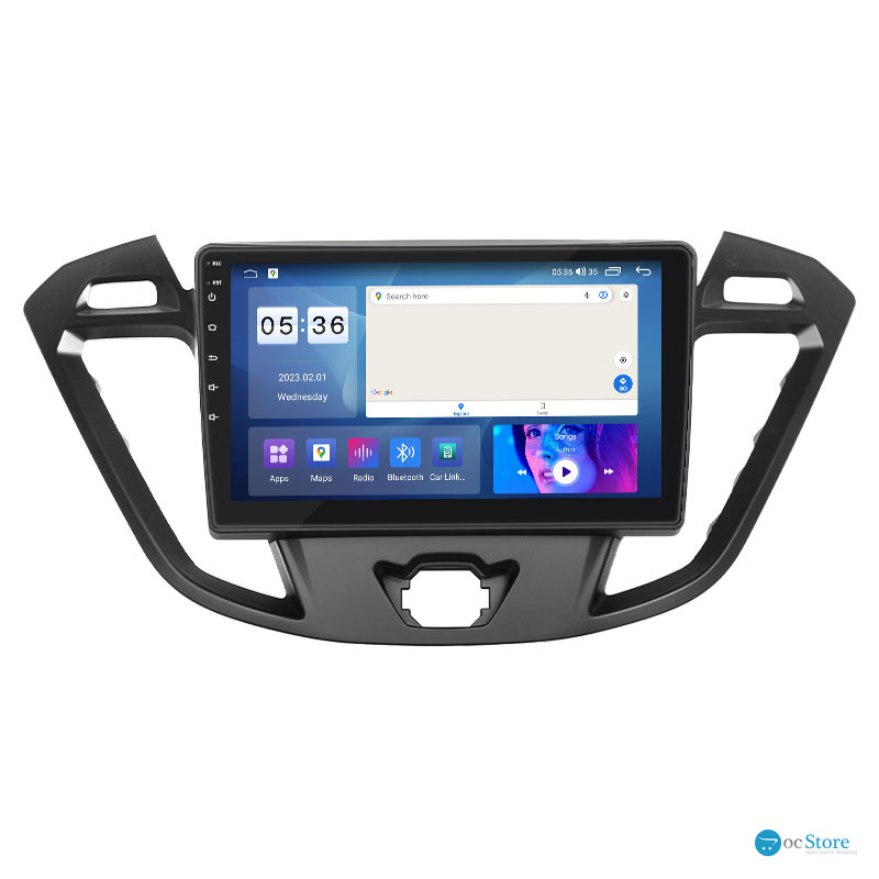 Штатная магнитола Lesko для Ford Tourneo Custom I 2012-2018 экран 9" 4/64Gb CarPlay 4G Wi-Fi GPS Prime