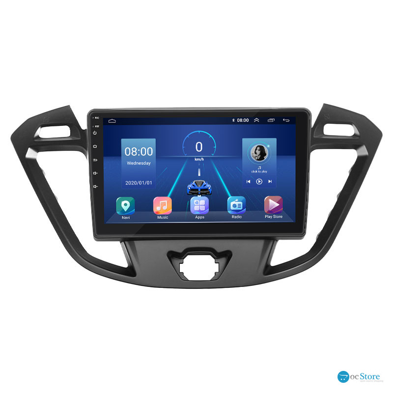 Штатная магнитола Lesko для Ford Tourneo Custom I 2012-2018 экран 9" 2/32Gb 4G Wi-Fi GPS Top