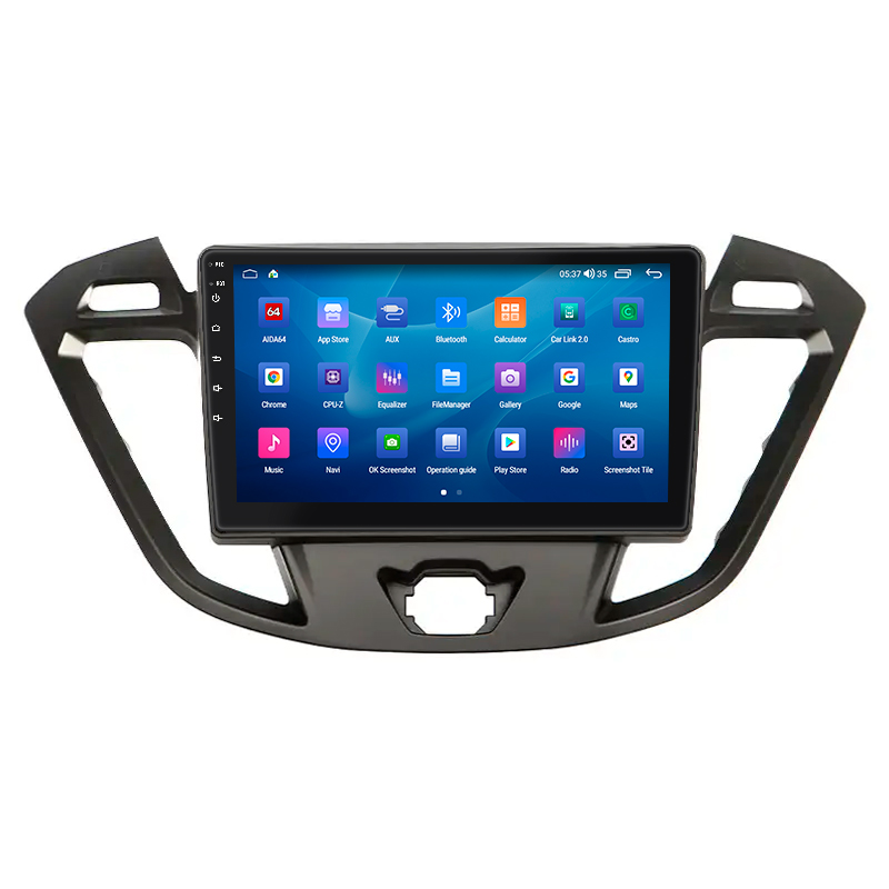 Штатная магнитола Lesko для Ford Tourneo Custom I Рестайлинг 2017-н.в. экран 9" 2/32Gb CarPlay 4G Wi-Fi GPS Prime