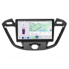 Штатная магнитола Lesko для Ford Tourneo Custom I Рестайлинг 2017-н.в. экран 9" 4/64 QLED CarPlay 4G Wi-Fi GPS 360 Prime