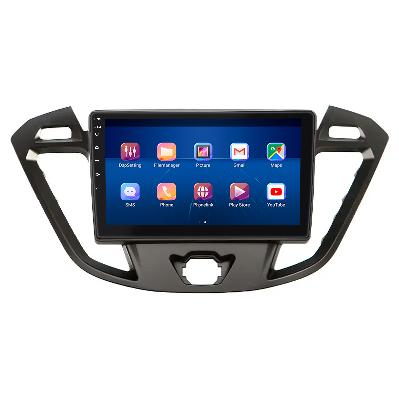 Штатная магнитола Lesko для Ford Tourneo Custom I Рестайлинг 2017-н.в. экран 9" 2/32Gb 4G Wi-Fi GPS Top