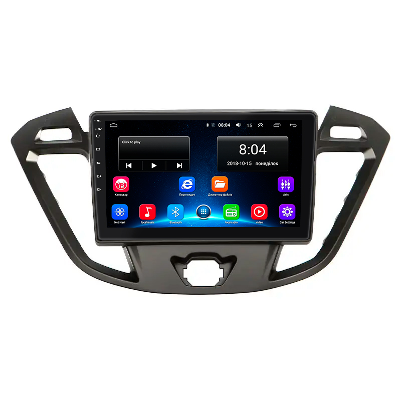 Штатная магнитола Lesko для Ford Transit Connect II 2012-2018 экран 9" 2/32Gb Wi-Fi GPS Base