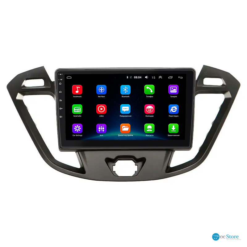 Штатная магнитола Lesko для Ford Transit Connect II 2012-2018 экран 9" 2/32Gb Wi-Fi GPS Base