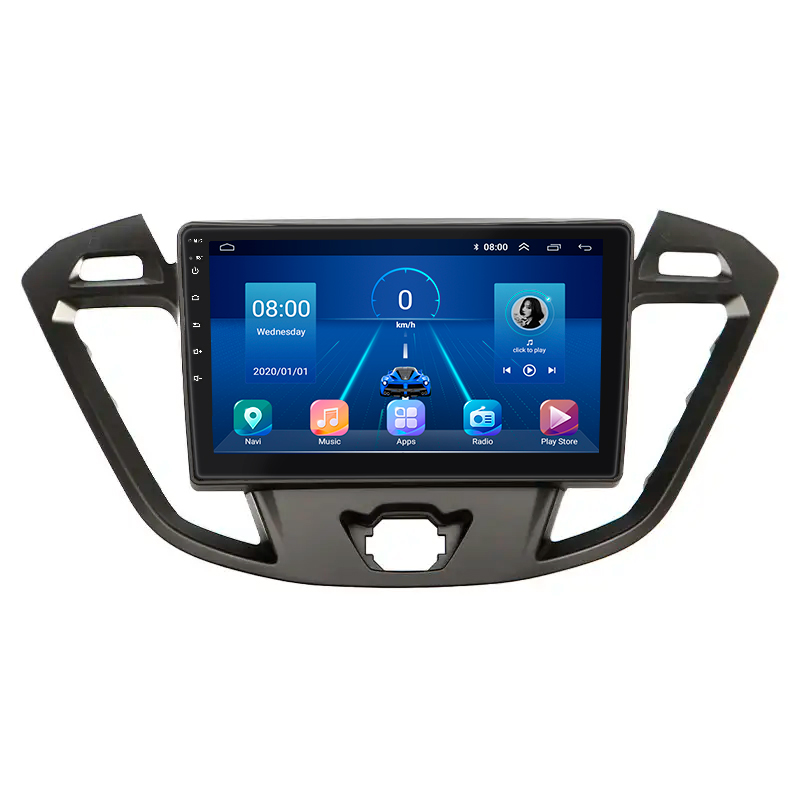 Штатная магнитола Lesko для Ford Transit Connect II 2012-2018 экран 9" 6/128Gb 4G Wi-Fi GPS Top