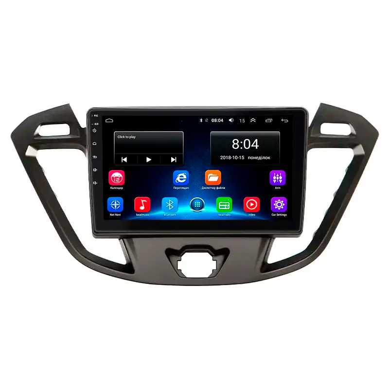 Штатная магнитола Lesko для Ford Transit Connect II Рестайлинг 2018-н.в. экран 9" 2/32Gb Wi-Fi GPS Base