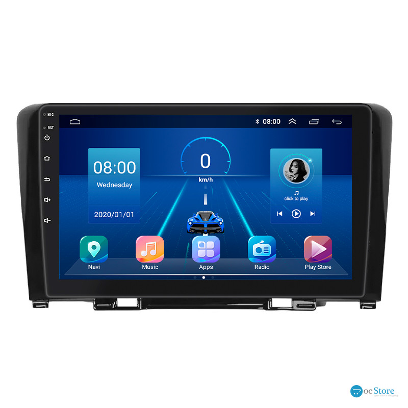 Штатная магнитола Lesko для Great Wall Hover H6  2011-2017 экран 9" 2/32Gb Wi-Fi GPS Base