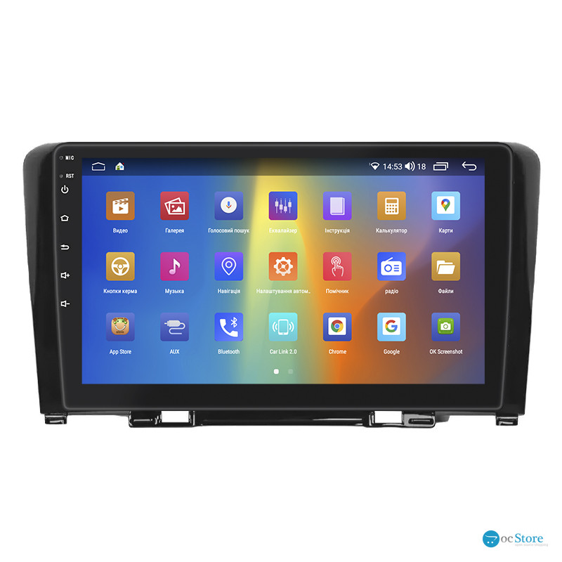 Штатная магнитола Lesko для Great Wall Hover H6  2011-2017 экран 9" 2/32Gb CarPlay 4G Wi-Fi GPS Prime
